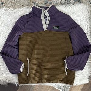 L.L. Bean Airlight Pullover Colorblock